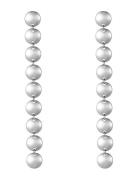Capri Long Earring Silver Silver Bud To Rose