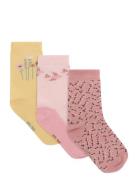 3-Pack Socks Patterned Minymo