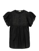 Jdysigga S/S Top Wvn Black JDY