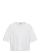 Kbfry Blouse White Karen By Simonsen