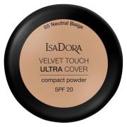 IsaDora Velvet Touch Ultra Cover Compact Powder SPF 20 7,5 g - 65