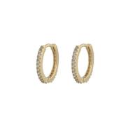 Snö Of Sweden Hanni Small Ring Earring 16 mm - Gold/Clear
