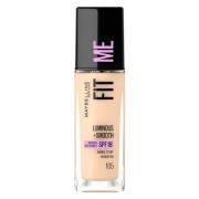 Maybelline Fit Me Liquid Foundation 30 ml - Natural Ivory 105