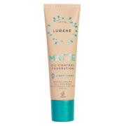 Lumene Matte Oil-Control Foundation SPF20 30 ml - 0 Light Ivory