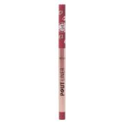 Makeup Revolution Pout Liner Plumping Lip Liner Jelly Berry Mauve