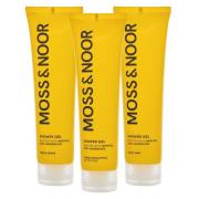Moss & Noor After Workout Shower Gel Mixed 150 ml 3 kpl