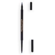 Makeup Revolution Felt & Kohl Eyeliner – Blue