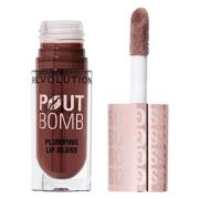 Makeup Revolution Pout Bomb Plumping Gloss 4,6 ml - Espresso Cool