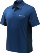 Beretta Unisex Flash Tech Polo Blue Beretta