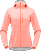 Norrøna Women's Falketind Warm2 Octa Hood Orange Alert/Peach Amber