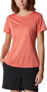 Columbia Women’s Alpine Chill Zero Technical T-Shirt Red Hibiscus Heat...