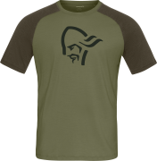 Norrøna Men's Femund pureUll T-Shirt Loden Green