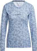 Adidas Women's Terrex Trail Running Long Sleeve Tee Bludaw/Wonste