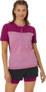 Asics Women's Fujitrail Short Sleeve Top Soft Berry/Blackberry