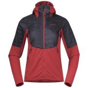 Bergans Women's Senja Midlayer Hood Jacket Light Dahlia Red/Solid Char...