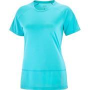 Salomon Women's Cross Run Tee Peacock Blue