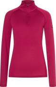 super.natural Women's Arctic230 Zip 1/4 Sangria