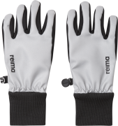 Reima Kids' Heippa Softshell Gloves Silver