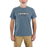 Carhartt Men's Core Logo T-Shirt S/S Thundercloud Heather