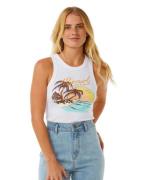 Rip Curl Women's Sunset Ribbed Tank White