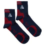 Aclima Running Socks 2-Pack Blue/ Red/ White