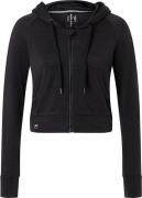 super.natural Women's Liquid Flow Hoodie Jet Black Melange