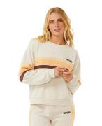 Rip Curl Women's Surf Revival Panelled Crew Oatmeal Marle