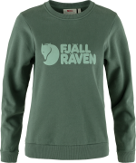 Fjällräven Women's Fjällräven Logo Sweater Deep Patina/Misty Green