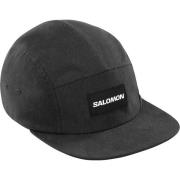 Salomon Five Panel Cap Deep Black