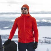 Bergans Men's Rabot Merino Tech Midlayer Hoodie Lava