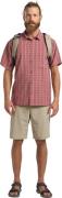 Jack Wolfskin Men's Meseta Shirt Check Dark Rust