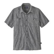 Patagonia Men's Back Step Shirt Swell Dobby: New Navy