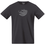 Bergans Men's Nordmarka Organic Cotton Print Tee Dark Shadow Grey/Dark...