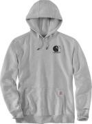 Carhartt Men's Signature Logo Sweatshirt Asphalt Heather