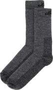 Lundhags Wool Terry Trekking Sock Mid Dark Grey Melange