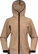 Bergans Women's Vaagaa Merino Terry Midlayer Hoodie Sandstone