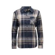 Black Diamond Women's Project Flannel Shirt Charcoal-Moonstone Plaid