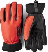 Hestra Army Leather Wool Terry 5-Finger Flame Red