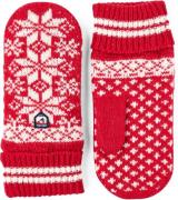 Hestra Kids' Nordic Junior - Mitt Red/Offwhite