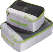 Go Travel Deeper Packing Cubes Green