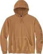 Carhartt Men's Durham Garment Dyed Logo Sweatshirt Carhartt Brown