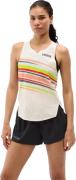 Hoka Women's Race Day Singlet Alabaster Flare