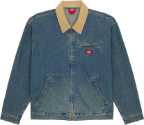 Dickies Men's Denim Painter Jacket Khaki Tinted Blue