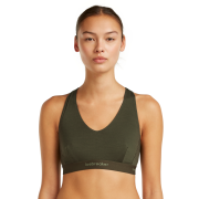 Icebreaker Women's Merino 125 Cool-Lite Sprite Racerback Bra Dk Loden