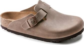 Birkenstock Boston Oiled Leather Narrow Tabacco Brown