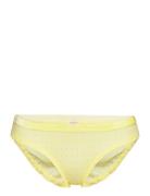 Tallie Soft Dot Bottom Alushousut Brief Tangat Yellow Becksöndergaard