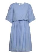 Slfsulina 2/4Hort Dress M Lyhyt Mekko Blue Selected Femme