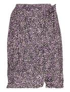 Slfjalina Hw Short Wrap Skirt M Lyhyt Hame Multi/patterned Selected Fe...