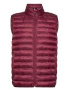 Packable Recycled Vest Liivi Burgundy Tommy Hilfiger