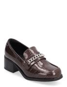 Vmfenilla Loafer Loaferit Matalat Kengät Brown Vero Moda